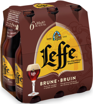 Leffe Dubbel - Bruin set van 6 flesjes á 0,30 liter